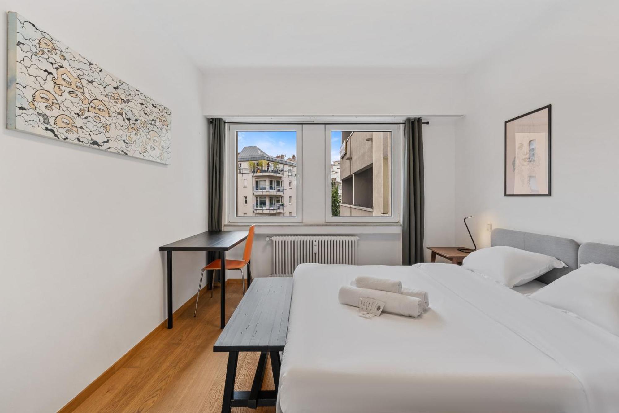 Central Lux 2Br Apt With City Views & Balcony Luxemburg Exterior foto